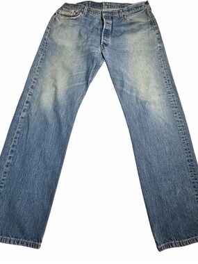 👖✨ Vintage Levi’s 501 XX Light Wash Button Fly Jeans 40x32 8884-16 ✨👖
